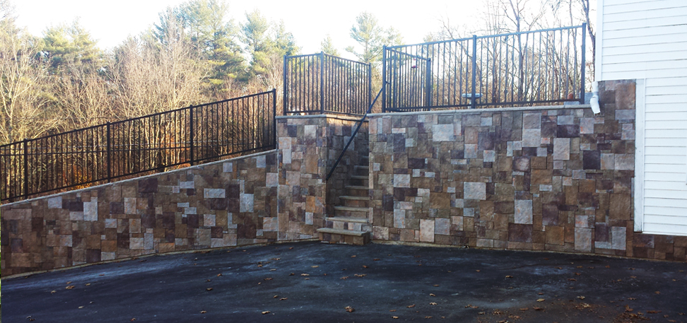 Retaining Wall installation