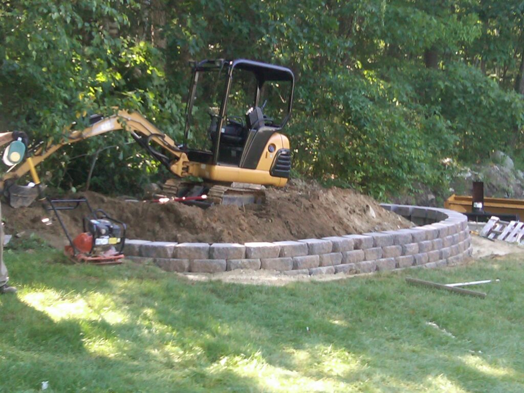 Retaining walls in Londonderry, New Hampshire