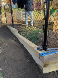 Retaining Wall and Landscaping Project in Londonderry, NH